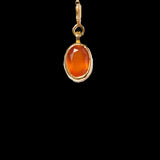 Agate / Orange Agate - Oval