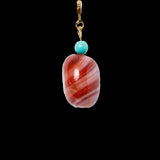 Agate / Red Agate and Turquoise